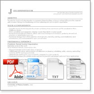 Multiple File Formats