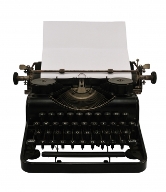 Old-school resume writing machine