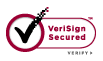 Your private information is secured through VeriSign services.