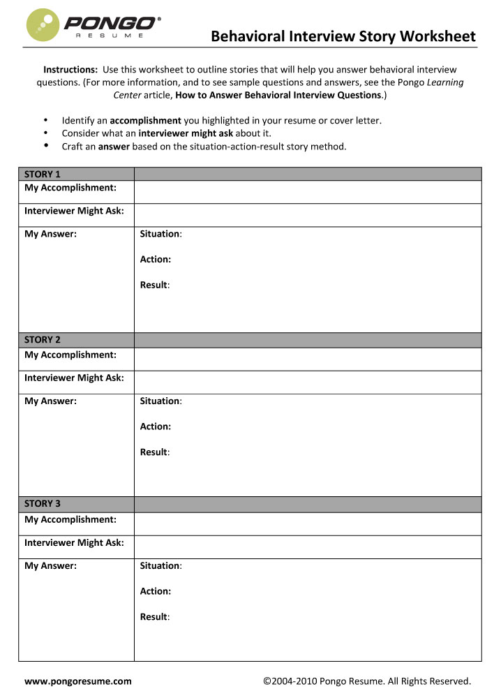 Behavioral Interviews_worksheet